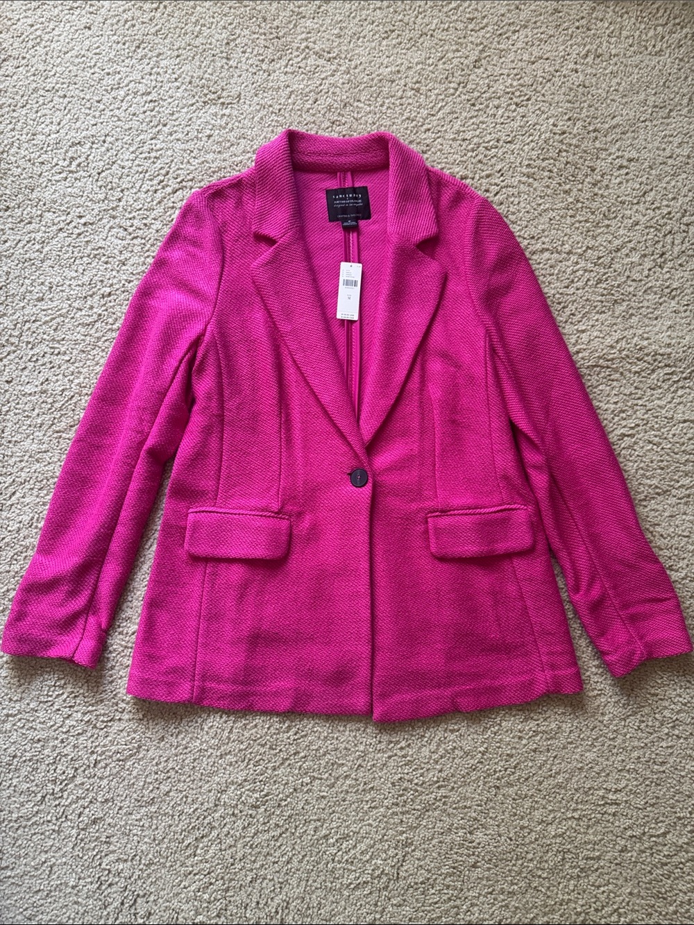 Anthropologie x Sanctuary Pink Blazer Jacket